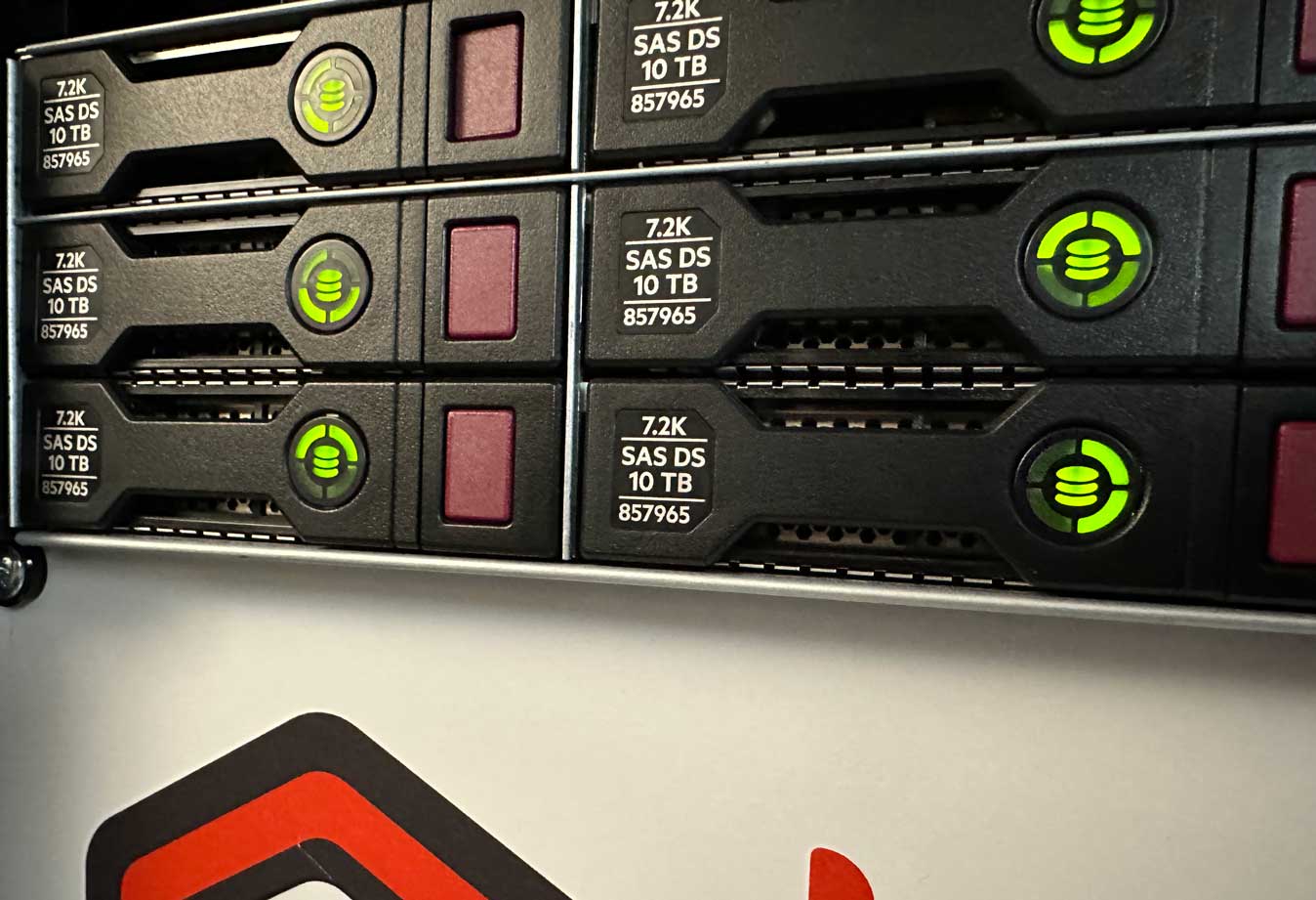 Opslagservers voor off-site back-ups in de bunker