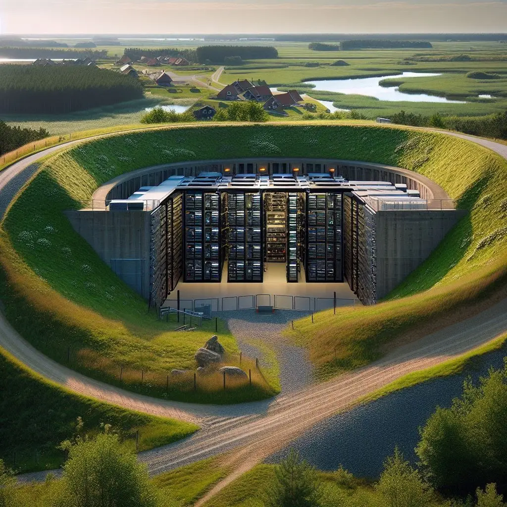 Impressie van de voormalige NAVO-bunker in Kloetinge