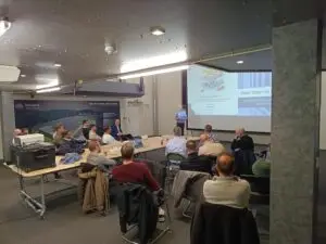 Presentatie in de NOC-ruimte van de bunker van Holland Datacenters